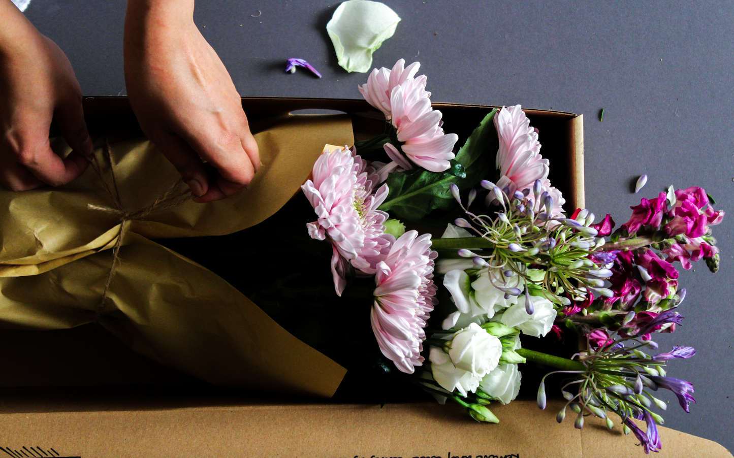 One- Off Flowerful Box