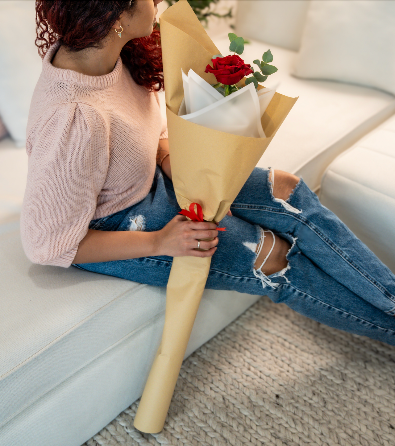 Lifesize single rose