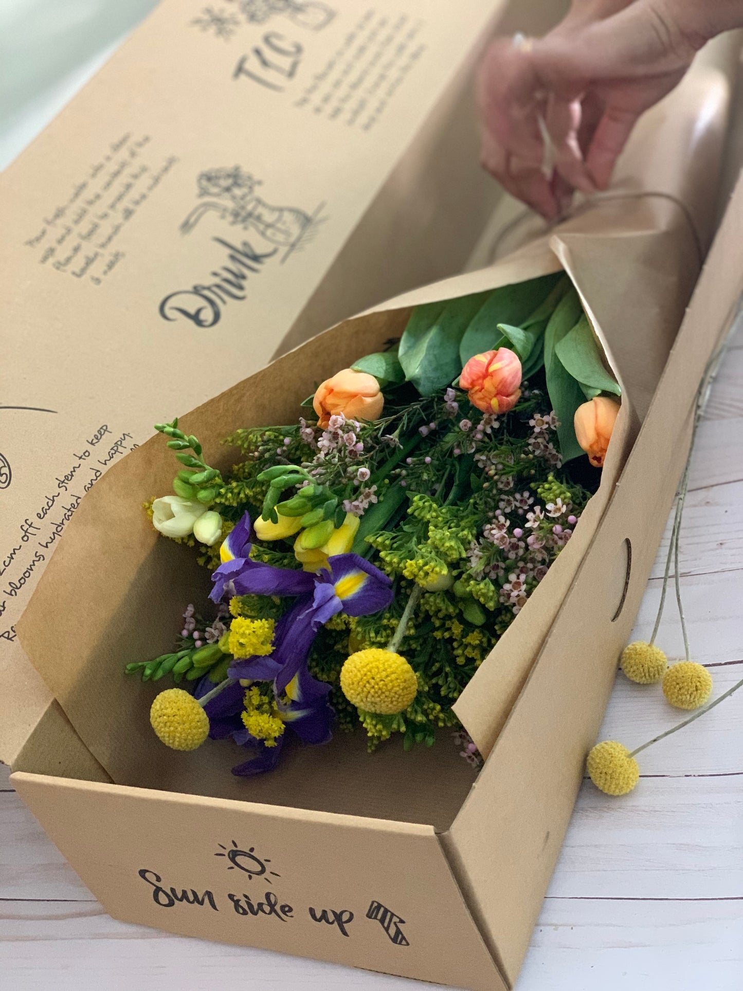 One- Off Flowerful Box