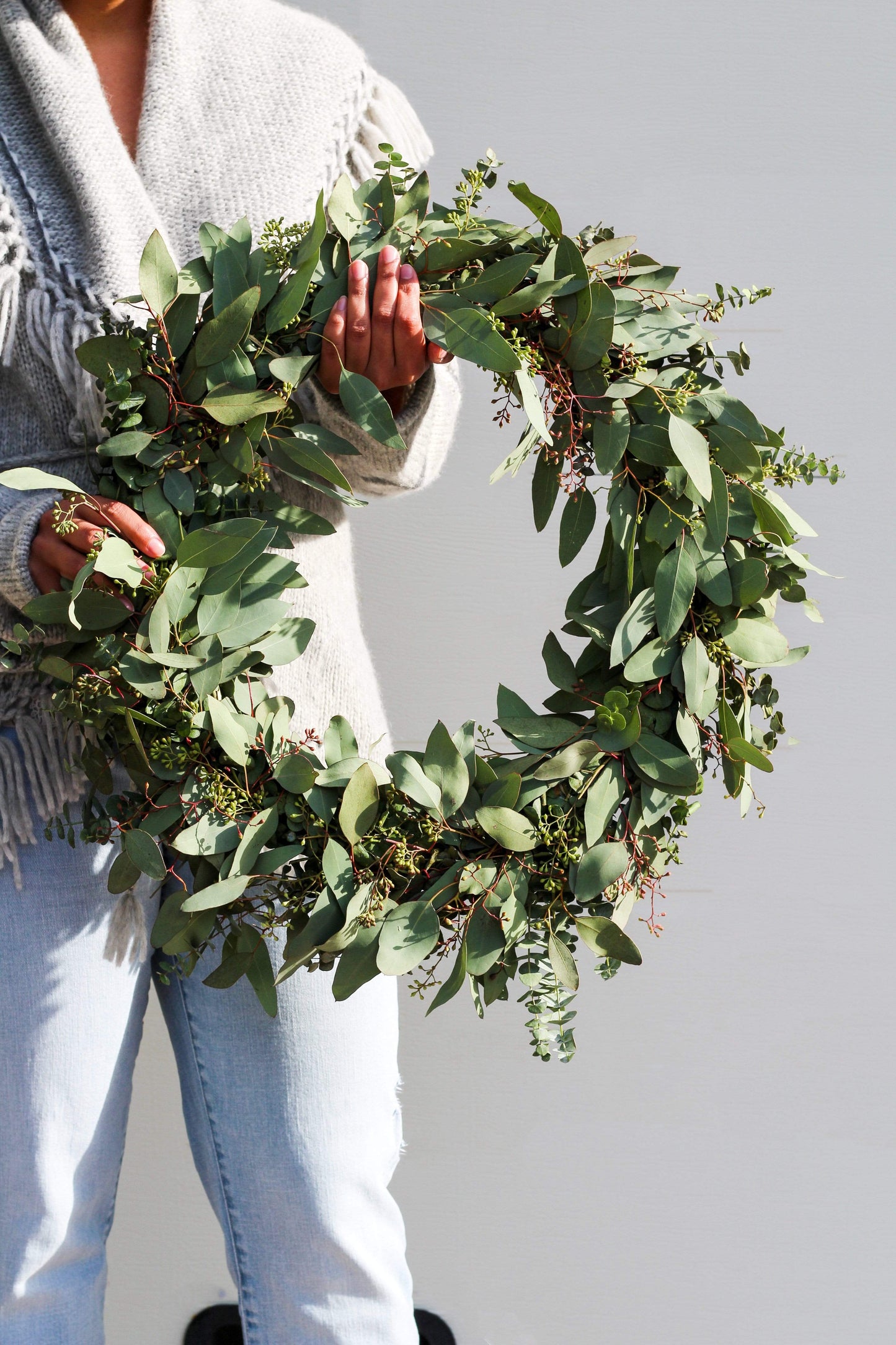 The Eucalyptus Festive Wreath Flowers