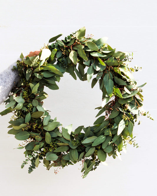 The Eucalyptus Festive Wreath Flowers